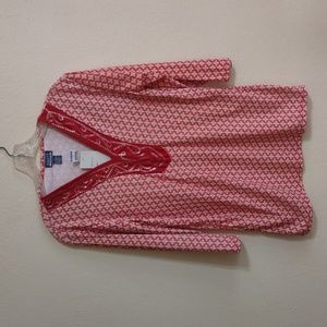 3 × $8 🤑❤️🤗 Embellished NecklineTop L